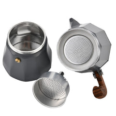 Multi-stove Compatible Italian Style Spray Painted Moka Pot