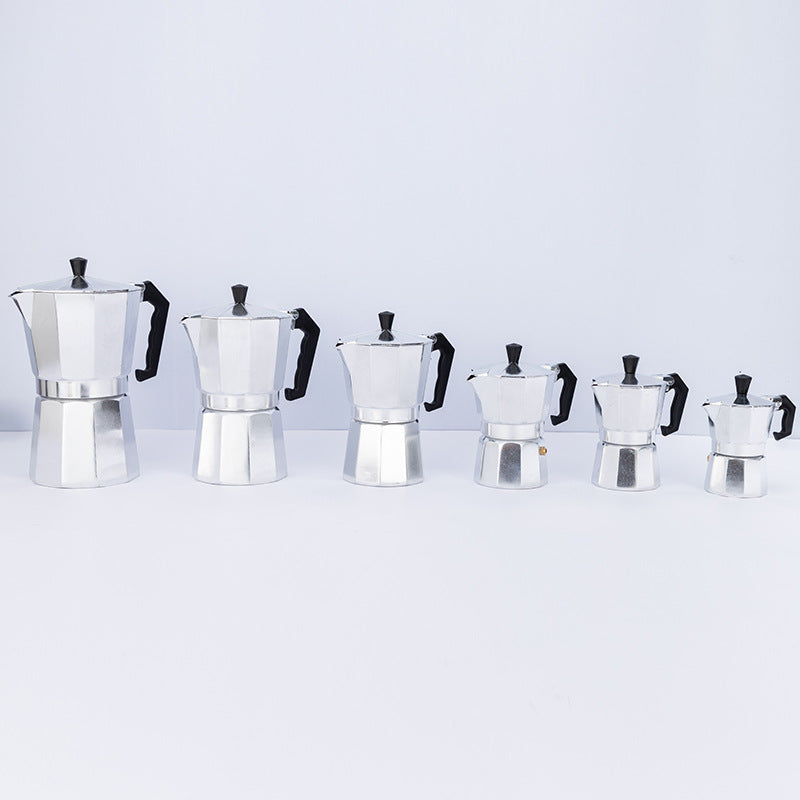 European Style Octagonal Aluminum Moka Pot