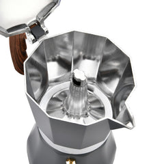Multi-stove Compatible Italian Style Spray Painted Moka Pot